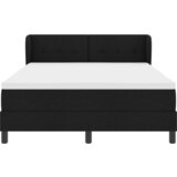 vidaXL Box Spring posteljo z vzmetnico črna 140x200 cm tkanina | Shoptok.si