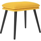  Stolica za opuštanje sa stolcem boja senfa od tkanine | shoptok.hr