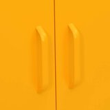 Ormarić za pohranu boja senfa 80 x 35 x 101 5 cm čelični | shoptok.hr