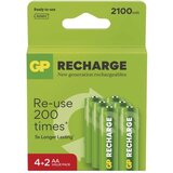 Gp polnilne baterije Recharge 2100, AA, 1,2 V, 2100 mAh, NiMH, 6 kos | Shoptok.si