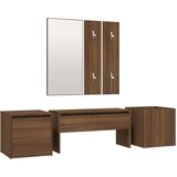  Set namještaja za hodnik boja smeđeg hrasta konstruirano drvo | shoptok.hr