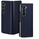 Dux ducis Bril – usnjena maska za Samsung Galaxy Z Fold5 5G modra | Shoptok.si
