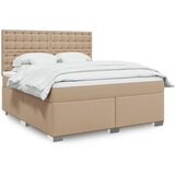 Krevet box spring s madracem cappuccino 180x200 cm umjetna koža | Eponuda.com