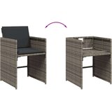  7-dijelni vrtni blagovaonski set sivi od poliratana | shoptok.hr