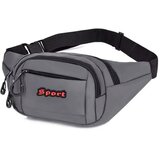 INF Moška večnamenska torbica za okoli pasu Oxford LightGrey, (21276513) Cene