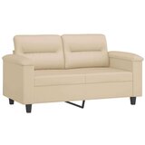  2-dijelni set sofa s jastucima krem od mikrovlakana | shoptok.hr