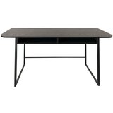 Actona Crni pomoćni stol u dekoru jasena 40x140 cm Darlington – Cijene