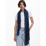 Desigual Šal modra / indigo / bela | Shoptok.si