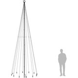  Božićno drvce sa šiljkom i 732 LED žarulje hladne bijele 500 cm | shoptok.hr