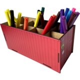 EPICPRODUCTION Organizator za olovke "СONTEINER" crvena | ePonuda.com