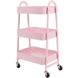 BOLZZ met polica sa točkićima roze