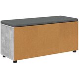  Klupa za hodnik s jastukom Betonsko Siva 100 x 38 x 46 cm | Eponuda.ba