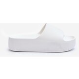 Boto FB3 Women's Thick Sole White Slides Oreithano | shoptok.hr