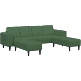  Kavč z blazino Temno zelena 250 x 188 x 76 cm Žametna tkanina, (5000138011) | Shoptok.si