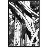  Slika - City Geometry (1 Part) Vertical 60x90 U crnom drvenom okviru | shoptok.hr