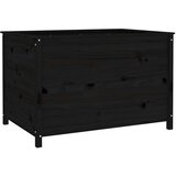  Povišena vrtna gredica crna 119,5x82,5x78 cm masivna borovina | Eponuda.ba