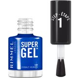 Rimmel London Super Gel gel lak za nohte brez uporabe UV/LED lučke odtenek 100 Cobalt Heaven 12 ml | Shoptok.si