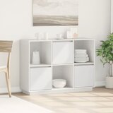 Maison Chic Komoda - Predalnik bela 110,5x35x80 cm trdna borovina, (21716028) | Shoptok.si