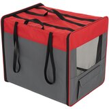zooplus Transportna uta First Class Basic - Velikost XL: Š 66 x G 96,5 x V 73,5 cm, rdeča/siva Cene