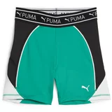 Puma Športne hlače 'TRAIN STRONG 5' zelena / črna / bela