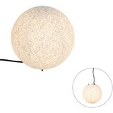 QAZQA Moderna zunanja svetilka siva 25 cm IP65 - Nura | Shoptok.si