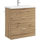 vidaXL Komplet pohištva za kopalnico Artisan hrast 81 x 40 x 84,5 cm, (5000245636) | Shoptok.si