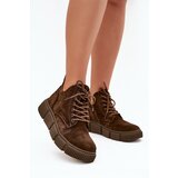 Big Star Suede Low Women's Ankle Boots On Platform | Shoptok.si
