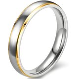 IZMAEL Muški Prsten KN-17577 - Srebrna / Zlatna / 62mm | shoptok.hr
