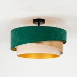  duolla - plafonski luster kobo 1xE27/15W/230V preč. 45 cm zelena/zlatna/krem | Eponuda.com