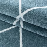 Ay Yildiz PREPROGA Z VISOKIM FLOROM Rio 4601 blau 80/150 cm tkano modra | Shoptok.si