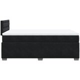  Krevet box spring s madracem crni 120 x 190 cm baršunasti | shoptok.hr