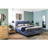 Esposa POSTELJA BOXSPRING 180 cm x 200 cm , tekstil modra | Shoptok.si