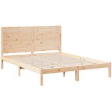  Dugi okvir kreveta bez madraca 140 x 210 cm masivno drvo | Eponuda.ba