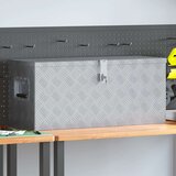 Aluminijska kutija 80 x 30 x 35 cm srebrna | shoptok.hr