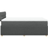  Krevet box spring s madracem tamnosivi 120 x 190 cm tkanina | shoptok.hr
