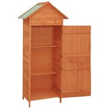  Vrtni ormarić za pohranu smeđi 79 x 49 x 190 cm | shoptok.hr