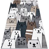 RugsX Preproge Preproga FUN Gatti za otroke, mačke večbarvni 160x220 cm Večbarvna | Shoptok.si