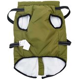 Kaput za pse s pojasom Maslinasto zelena 4XL Flis i Poliester | shoptok.hr