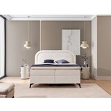 Ropez Bela boxspring postelja s prostorom za shranjevanje 160x200 cm Ornes – | Shoptok.si