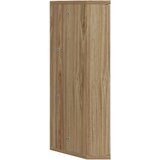  Kutni kupaonski ormarić s ogledalom boja hrasta 30 x 24 x 60 cm | shoptok.hr
