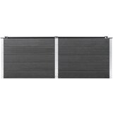  Posuda za sadnju 250 x 100 x 91 cm WPC siva | shoptok.hr