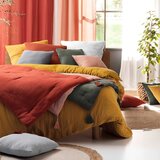Douceur d intérieur Kaki zelena plahta s gumom od muslina 160x200 cm Angelia – | shoptok.hr