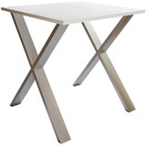 MID.YOU jedilna miza xona, bela, srebrna | Shoptok.si