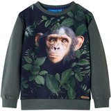  Dječja topla majica tamna kaki 104 | shoptok.hr