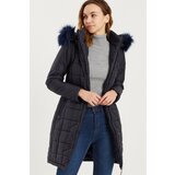 Dewberry Z6653 WOMEN'S COAT-NAVY BLUE | Shoptok.si