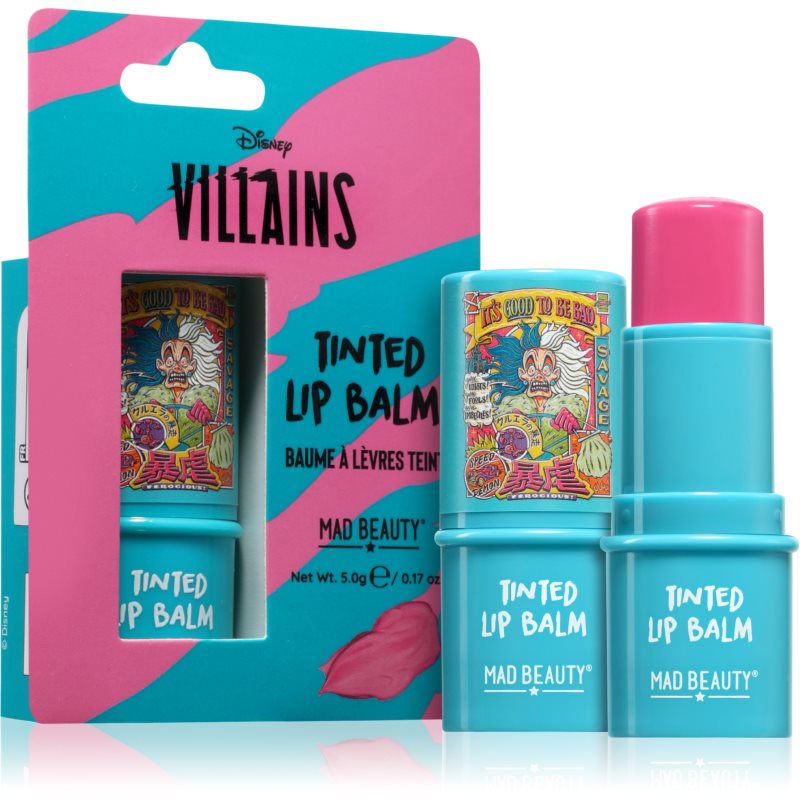 Mad Beauty Disney Villains Cruella tonirani balzam za ustnice 5 g | Shoptok.si