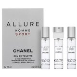 Chanel Allure Homme Sport 3x20 ml toaletna voda punilo 20 ml za muškarce | shoptok.hr