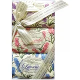 Lavanda Gift Set 3x150gr, predivan set sa razlicitim notama tradicionalne lavande, miris Italije