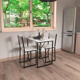 MID.YOU Jedilna Garnitura Insasi M, Bela, Črna, 3-Delna | Shoptok.si