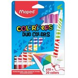 No Statovac Otroški flomastri Color'Peps Duo - 10 dvostranskih flomastrov Cene